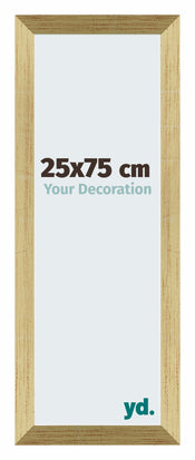 Mura MDF Cornice 25x75cm Metallo Vintage Davanti Dimensione | Yourdecoration.it
