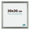 Mura MDF Cornice 30x30cm Champagne Davanti Dimensione | Yourdecoration.it