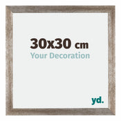 Mura MDF Cornice 30x30cm Metallo Vintage Davanti Dimensione | Yourdecoration.it