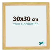 Mura MDF Cornice 30x30cm Pino Decorativo Davanti Dimensione | Yourdecoration.it