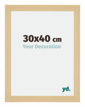Mura MDF Cornice 30x40cm Acero Decorativo Davanti Dimensione | Yourdecoration.it