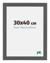 Mura MDF Cornice 30x40cm Antracite Dimensione | Yourdecoration.it