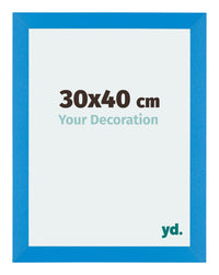 Mura MDF Cornice 30x40cm Blu Acceso Davanti Dimensione | Yourdecoration.it