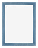 Mura MDF Cornice 30x40cm Blu Acceso Spazzato Davanti | Yourdecoration.it