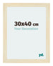 Mura MDF Cornice 30x40cm Sabbia Spazzato Davanti Dimensione | Yourdecoration.it