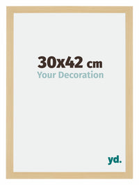 Mura MDF Cornice 30x42cm Acero Decorativo Davanti Dimensione | Yourdecoration.it