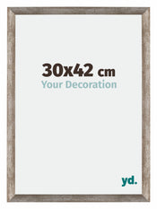 Mura MDF Cornice 30x42cm Metallo Vintage Davanti Dimensione | Yourdecoration.it