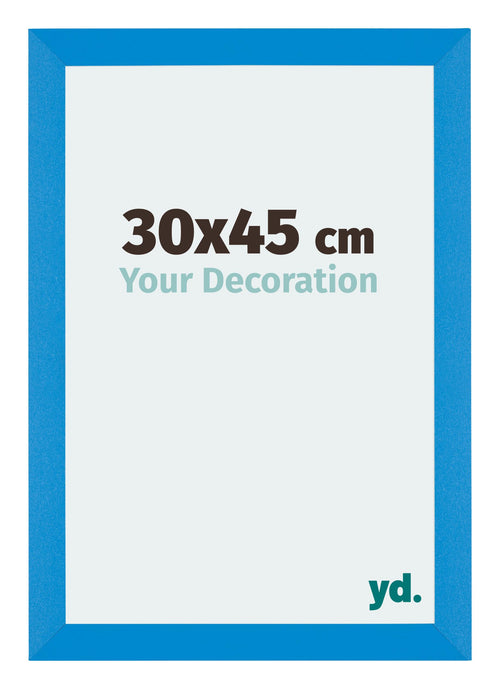 Mura MDF Cornice 30x45cm Blu Acceso Davanti Dimensione | Yourdecoration.it