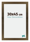 Mura MDF Cornice 30x45cm Bronzo Decorativo Davanti Dimensione | Yourdecoration.it