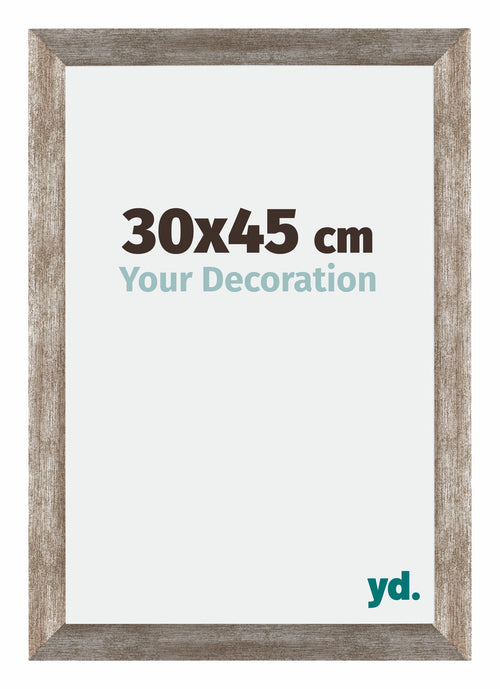Mura MDF Cornice 30x45cm Metallo Vintage Davanti Dimensione | Yourdecoration.it