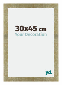 Mura MDF Cornice 30x45cm Oro Antico Davanti Dimensione | Yourdecoration.it
