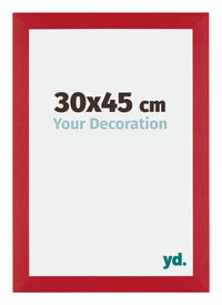 Mura MDF Cornice 30x45cm Rosso Davanti Dimensione | Yourdecoration.it