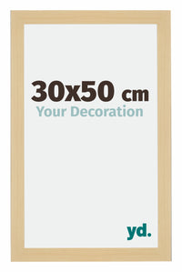 Mura MDF Cornice 30x50cm Acero Decorativo Davanti Dimensione | Yourdecoration.it