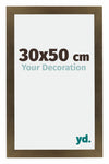 Mura MDF Cornice 30x50cm Bronzo Decorativo Davanti Dimensione | Yourdecoration.it