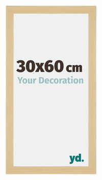 Mura MDF Cornice 30x60cm Acero Decorativo Davanti Dimensione | Yourdecoration.it