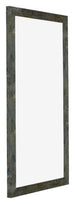 Mura MDF Cornice 30x60cm Blu Oro Fondente Davanti Obliquo | Yourdecoration.it