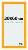 Mura MDF Cornice 30x60cm Giallo Davanti Dimensione | Yourdecoration.it