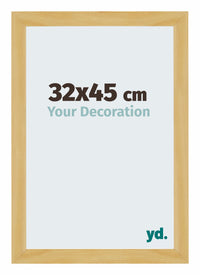 Mura MDF Cornice 32x45cm Arancione Davanti Dimensione | Yourdecoration.it