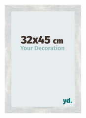 Mura MDF Cornice 32x45cm Plateado Brillante Vintage Davanti Dimensione | Yourdecoration.it
