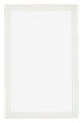 Mura MDF Cornice 33x48cm Blanco Barrido Davanti  | Yourdecoration.it