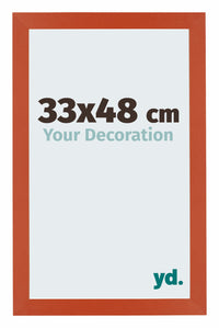 Mura MDF Cornice 33x48cm Naranja Davanti Dimensione | Yourdecoration.it