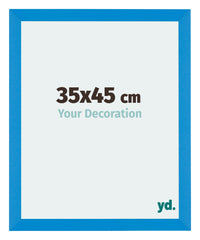 Mura MDF Cornice 35x45cm Blu Acceso Davanti Dimensione | Yourdecoration.it
