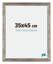 Mura MDF Cornice 35x45cm Metallo Vintage Davanti Dimensione | Yourdecoration.it