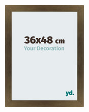Mura MDF Cornice 36x48cm Bronzo Decorativo Davanti Dimensione | Yourdecoration.it