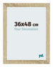 Mura MDF Cornice 36x48cm Rovere Davanti Dimensione | Yourdecoration.it