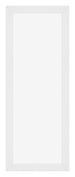 Mura MDF Cornice 37 5x98cm Bianco Lucente Davanti | Yourdecoration.it