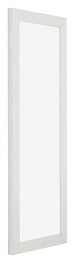 Mura MDF Cornice 37 5x98cm Bianco Opaco Davanti Obliquo | Yourdecoration.it