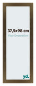 Mura MDF Cornice 37 5x98cm Bronzo Decorativo Davanti Dimensione | Yourdecoration.it