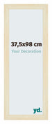 Mura MDF Cornice 37 5x98cm Sabbia Spazzato Davanti Dimensione | Yourdecoration.it