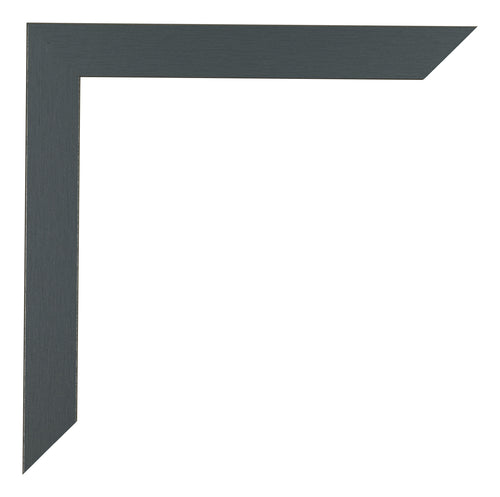 Mura MDF Cornice 40x40cm Antracite Dettaglio Angolo | Yourdecoration.it