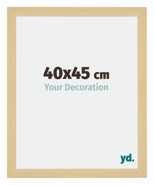 Mura MDF Cornice 40x45cm Acero Decorativo Davanti Dimensione | Yourdecoration.it
