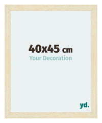 Mura MDF Cornice 40x45cm Sabbia Spazzato Davanti Dimensione | Yourdecoration.it