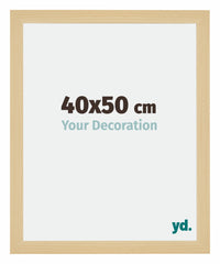 Mura MDF Cornice 40x50cm Acero Decorativo Davanti Dimensione | Yourdecoration.it
