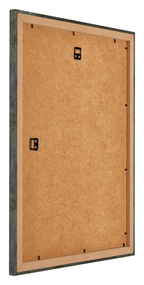 Mura MDF Cornice 40x50cm Blu Oro Fondente Retro Obliquo | Yourdecoration.it