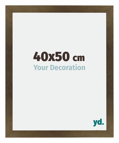 Mura MDF Cornice 40x50cm Bronzo Decorativo Davanti Dimensione | Yourdecoration.it