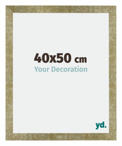 Mura MDF Cornice 40x50cm Oro Antico Davanti Dimensione | Yourdecoration.it