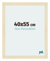 Mura MDF Cornice 40x55cm Sabbia Spazzato Davanti Dimensione | Yourdecoration.it