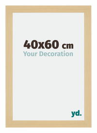 Mura MDF Cornice 40x60cm Acero Decorativo Davanti Dimensione | Yourdecoration.it