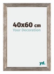 Mura MDF Cornice 40x60cm Metallo Vintage Davanti Dimensione | Yourdecoration.it
