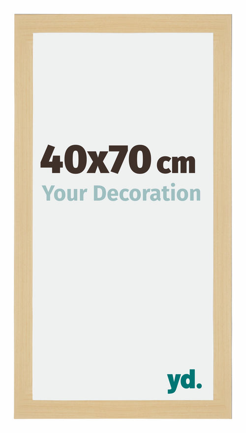 Mura MDF Cornice 40x70cm Acero Decorativo Davanti Dimensione | Yourdecoration.it