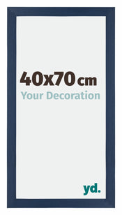 Mura MDF Cornice 40x70cm Blu Scuro Spazzato Davanti Dimensione | Yourdecoration.it