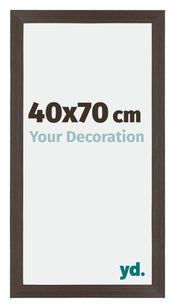 Mura MDF Cornice 40x70cm Quercia Scura Davanti Dimensione | Yourdecoration.it