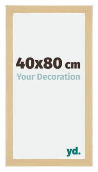 Mura MDF Cornice 40x80cm Acero Decorativo Davanti Dimensione | Yourdecoration.it