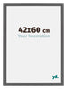Mura MDF Cornice 42x60cm Antracite Dimensione | Yourdecoration.it