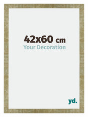 Mura MDF Cornice 42x60cm Oro Antico Davanti Dimensione | Yourdecoration.it