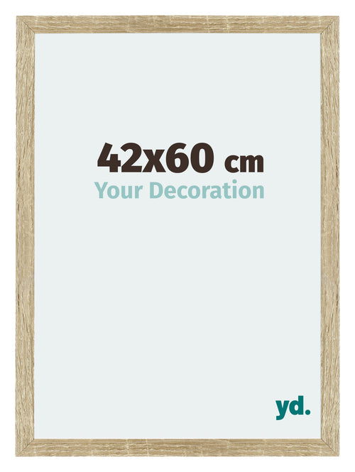 Mura MDF Cornice 42x60cm Rovere Davanti Dimensione | Yourdecoration.it